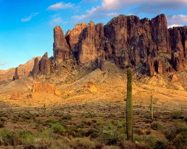 The Mysterious Superstition Mountains.