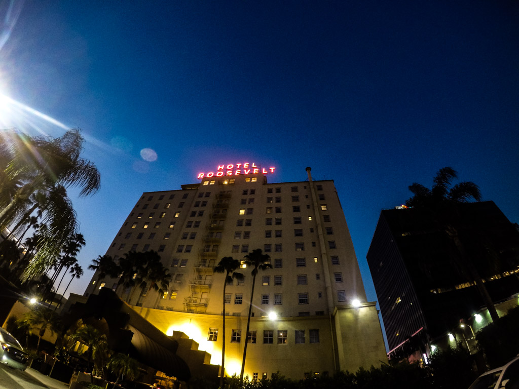 Spooky hotel in Los Angeles. 