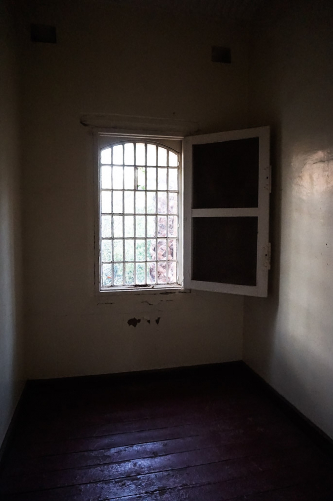 Window inside Z Ward cell. 