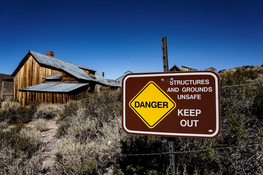 Haunted mined in Bodie, California. 