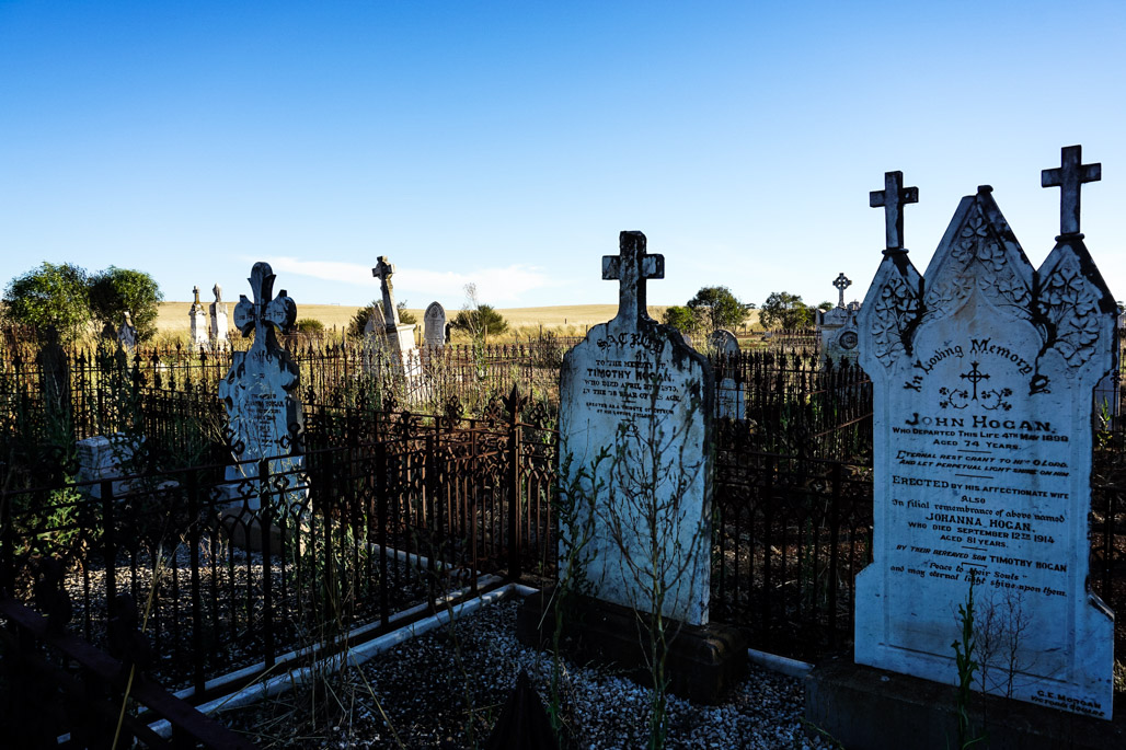 Haunted cemetery in Kapunda. 