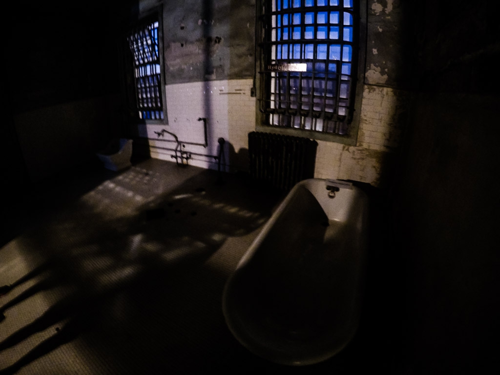 Hydrotherapy room in Alcatraz. 