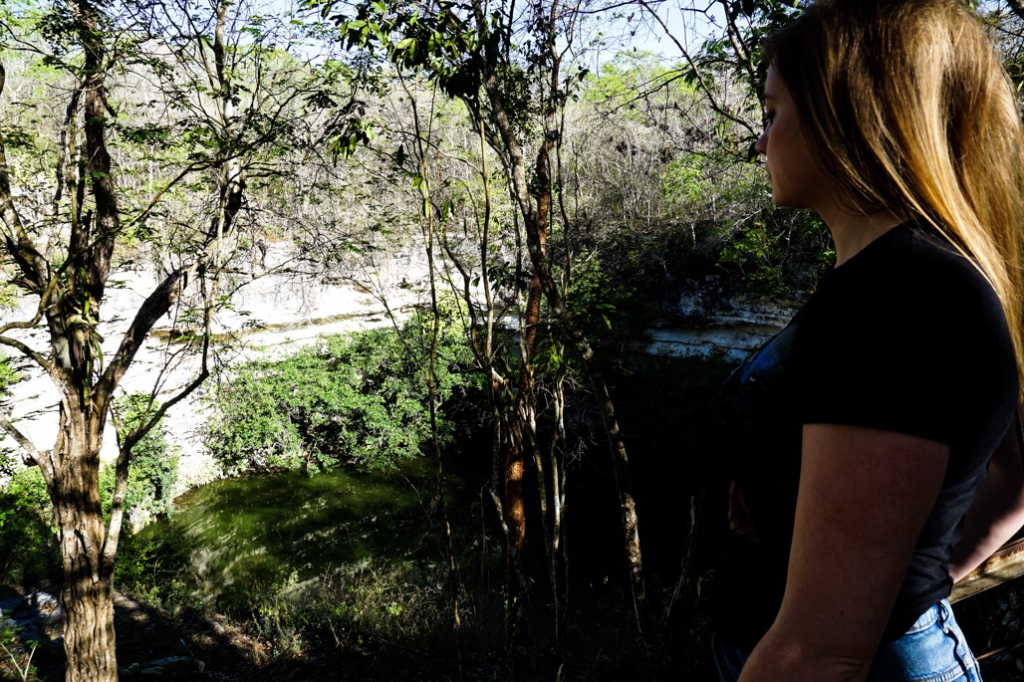 Grand Cenote at Chichen Itza, a place of human sacrifice. 