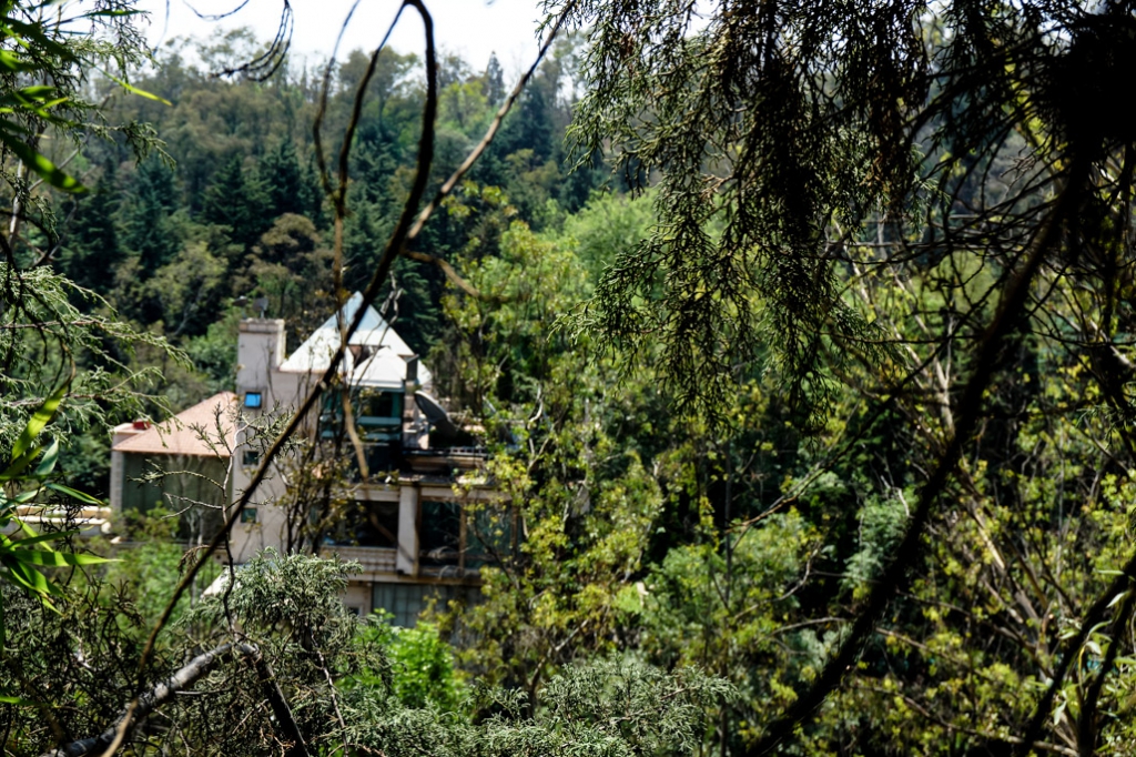 Aunt Toña's haunted mansion, Mexico City. 