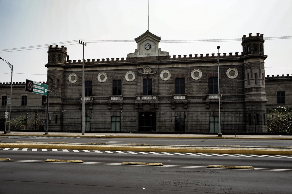 Mexico City's haunted The Palacio De Lecumberri. 