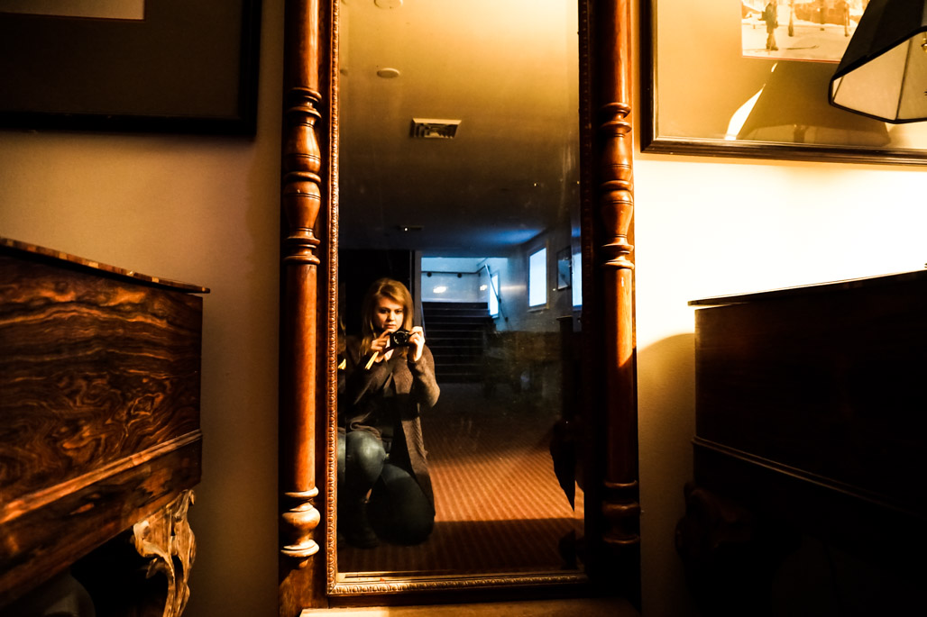 Stanley Hotel haunted mirror. 