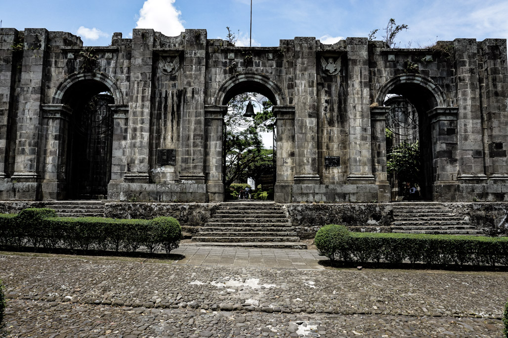 Cursed and haunted church ruins in Cartago, Costa Rica. 