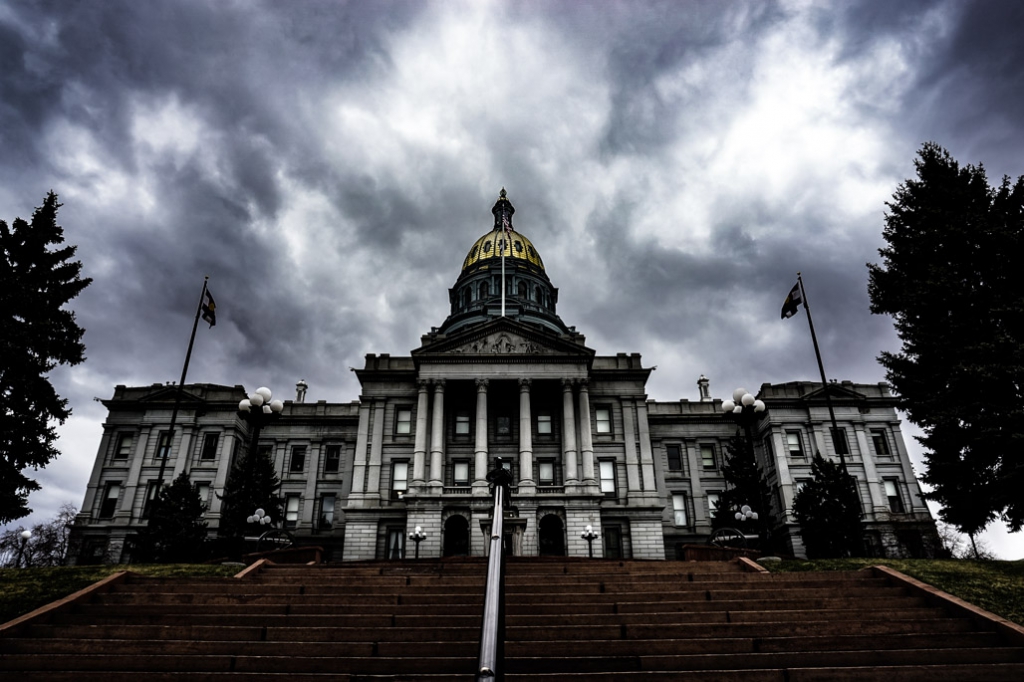 Haunted Colorado State Capitol Building. 