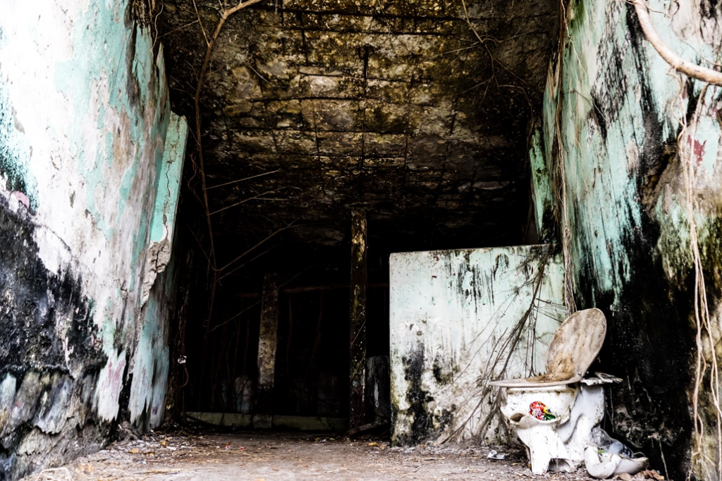 Abandoned prison in Costa Rica. 