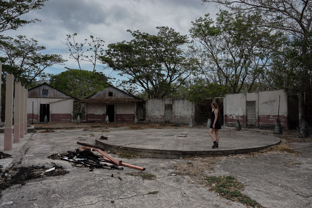 Abandoned island prison in Costa Rica. 