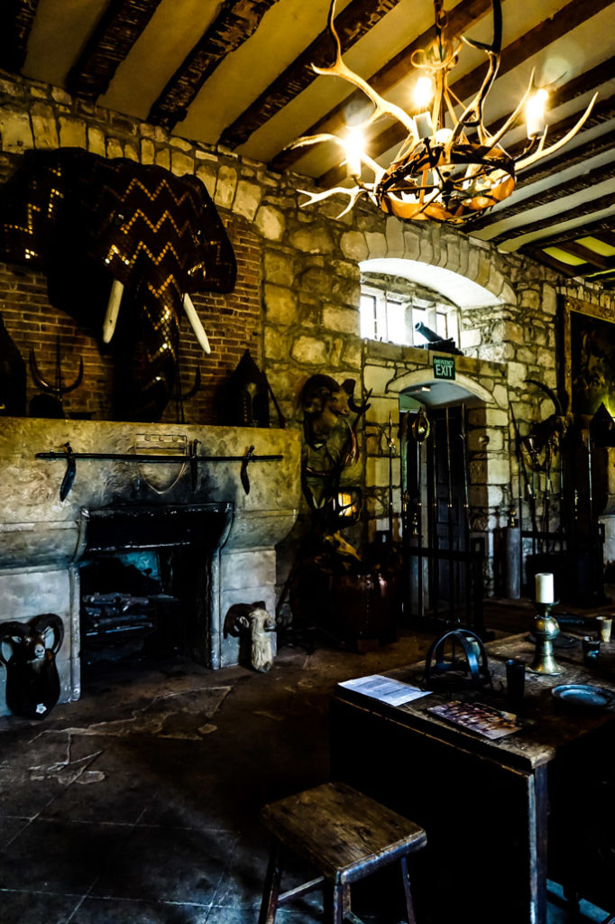 Chillingham Castle Great Hall. 