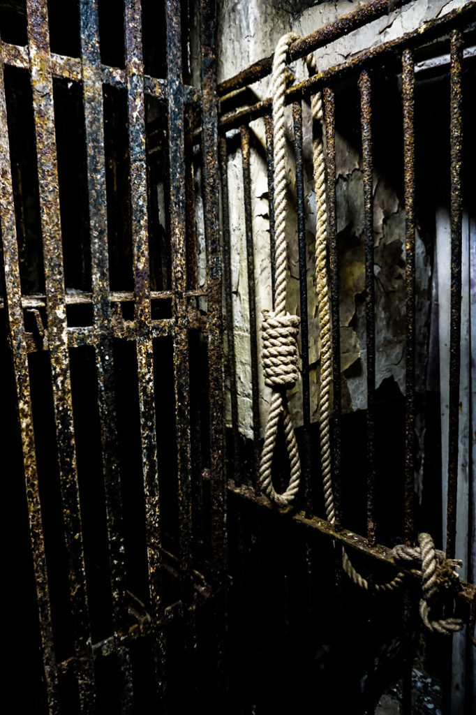 Cells beneath the Viaduct Tavern, London. 