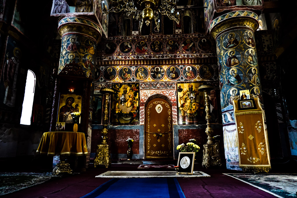 Creepy Church, Snagov Monastery. 