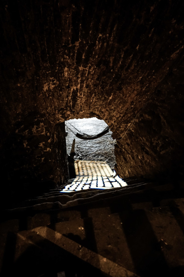 Dungeons underneath Edinburgh Castle. 