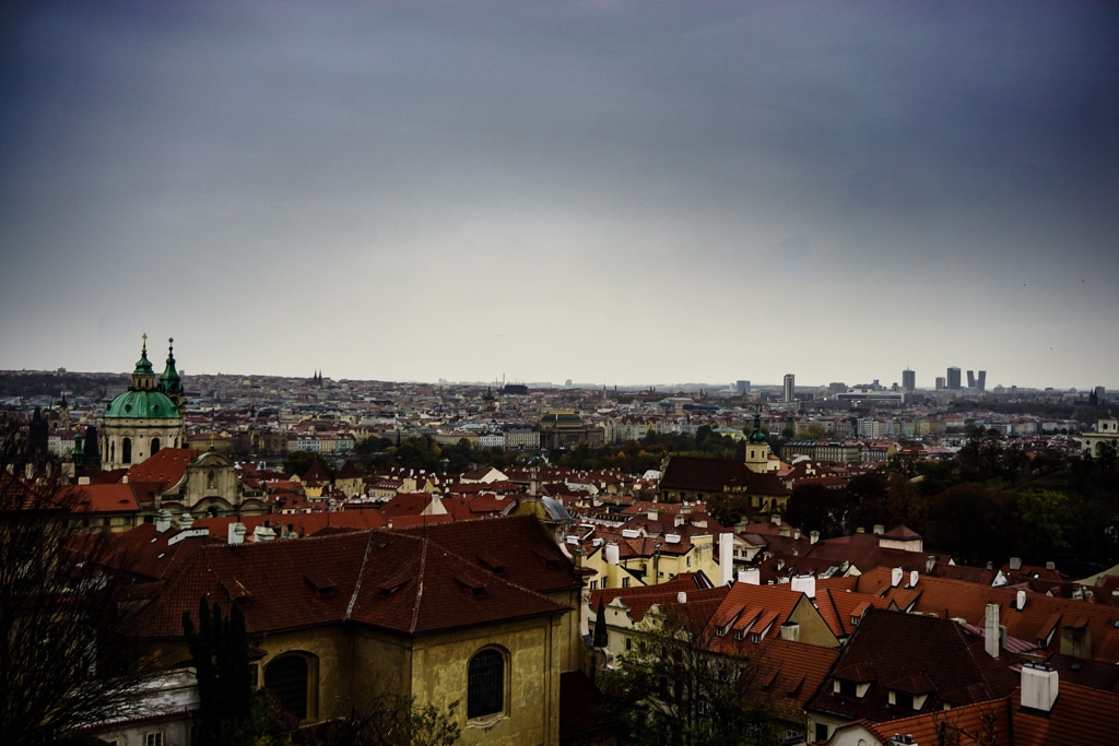 Haunted city of Prague. 
