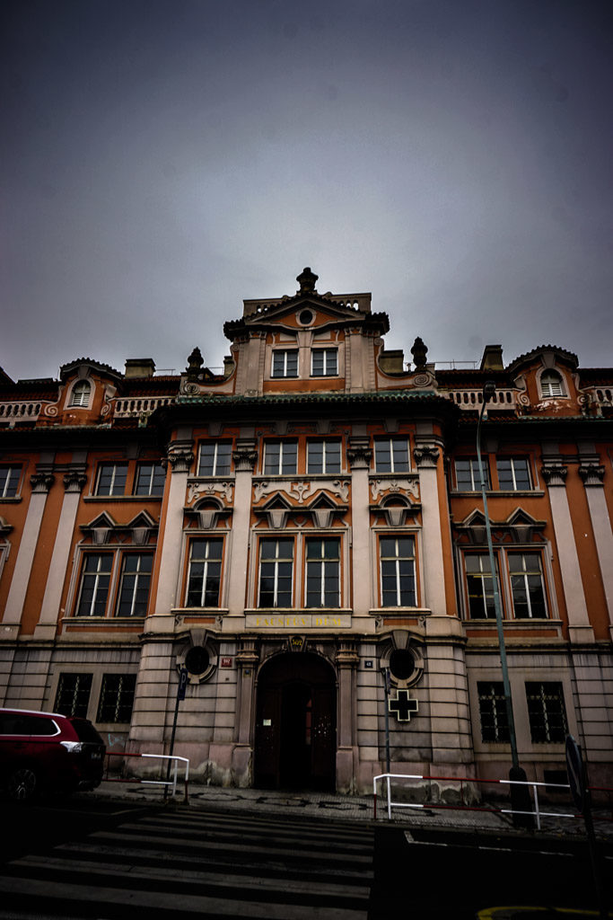 Prague's Faust House. 