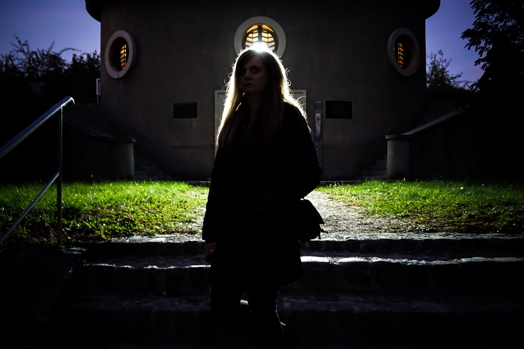 Haunted cemetery in Austria. 