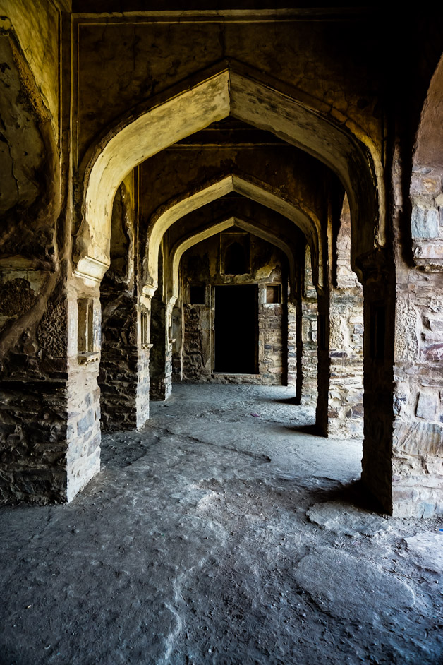 Haunted fort in India. 