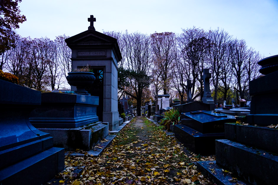Parisian cemetery. 