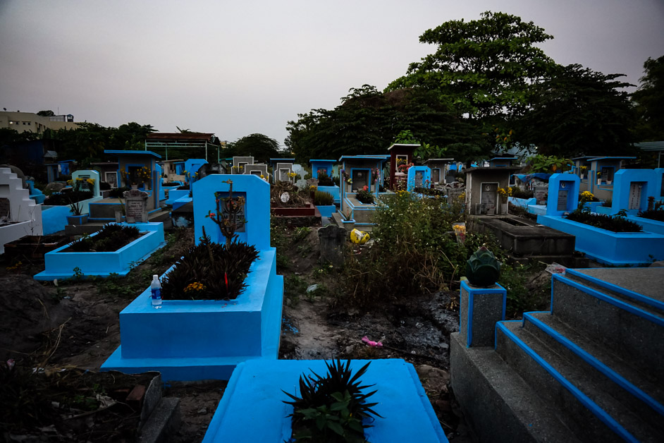 Ho Chi Minh City cemetery. 