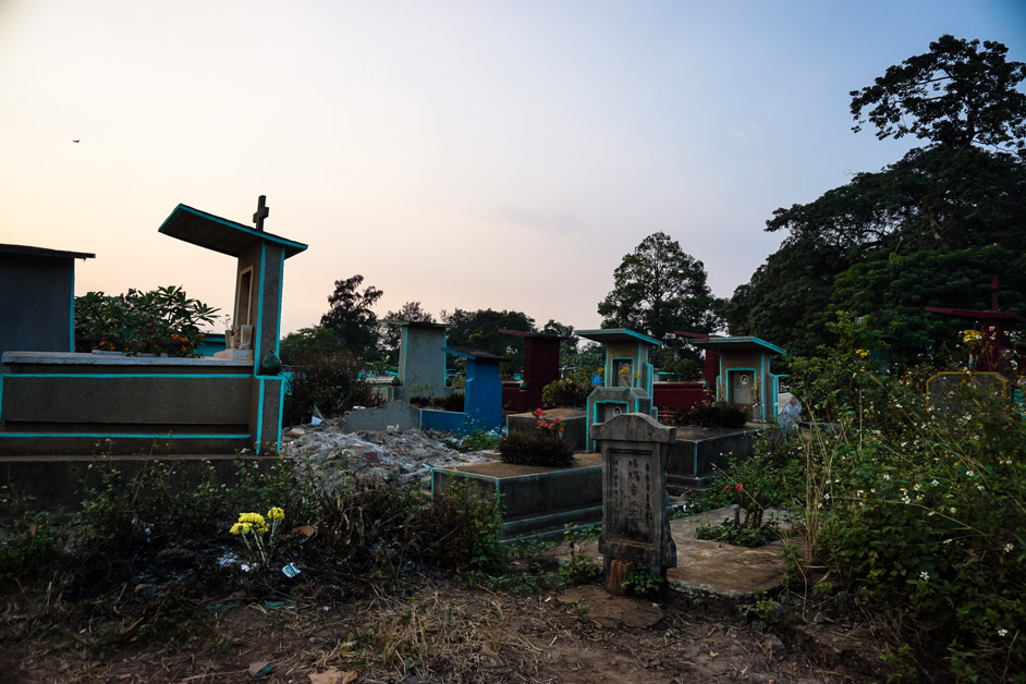 Haunted Cemetery in Vietnam. 