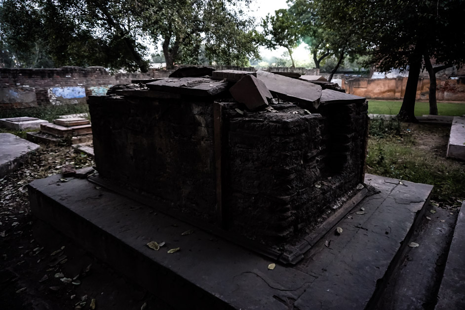 Oldest Christian burial ground in Delhi, India. 