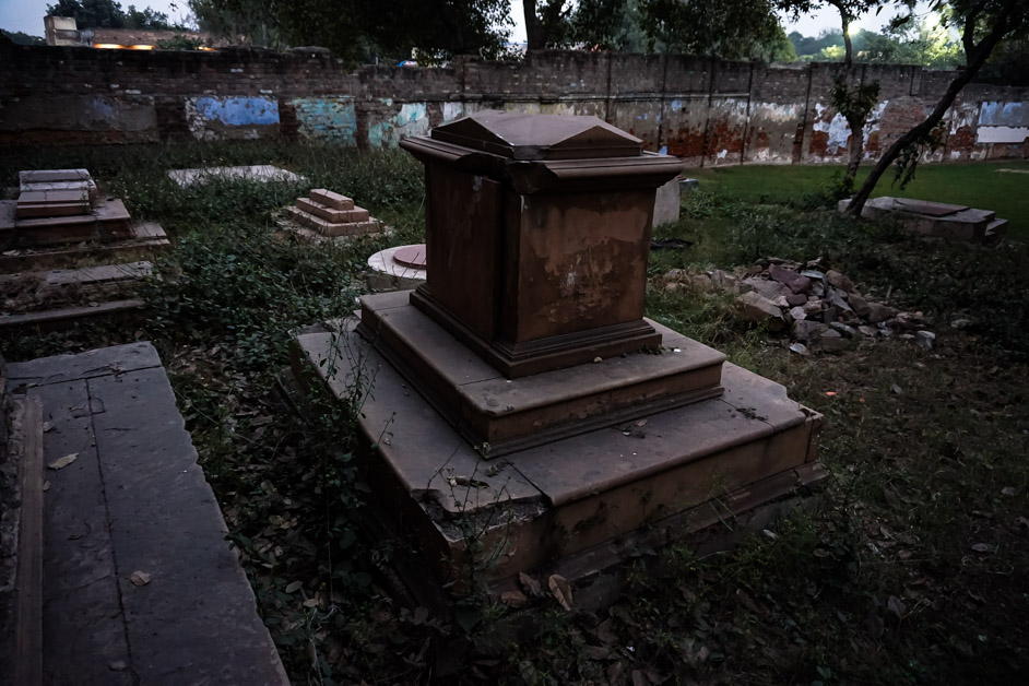 Ghosts of Delhi cemetery. 