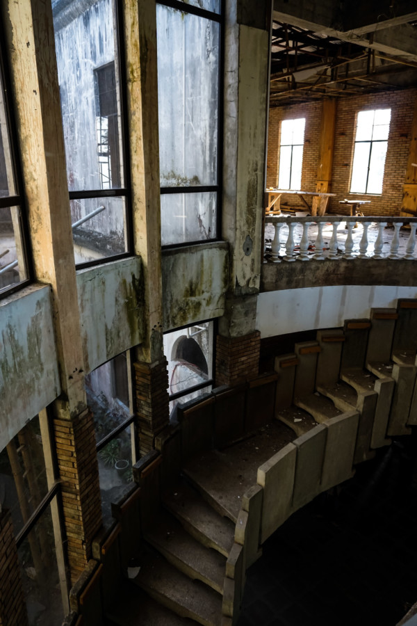 Abandoned former hotel. 