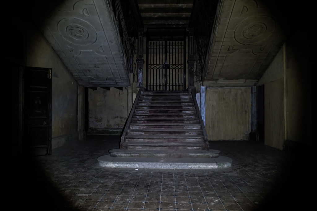 Stairs in the 99 Door Mansion. 