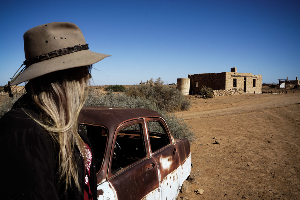 Australian outback ghost town. 