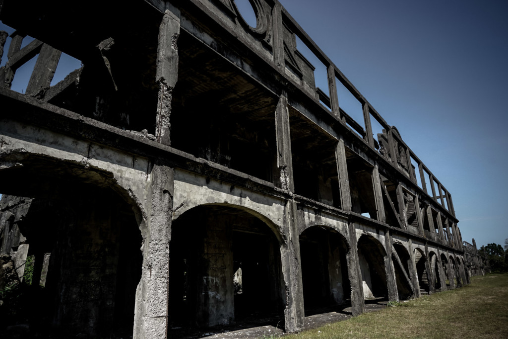 Haunted army barracks on Corregidor Island, Philippines. 