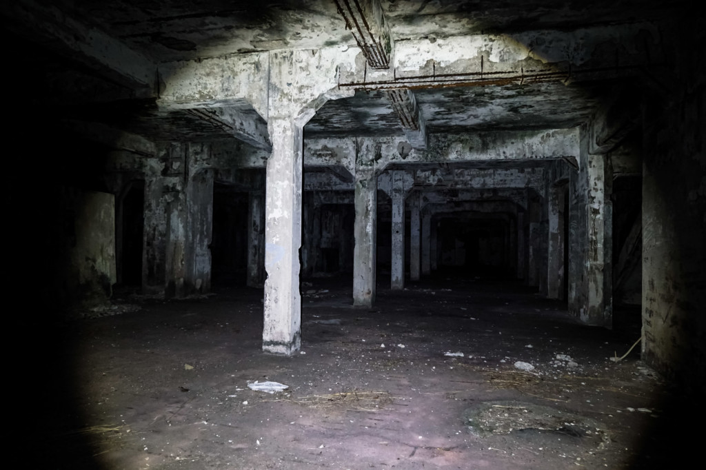 Corregidor Island abandoned and haunted buildings. 