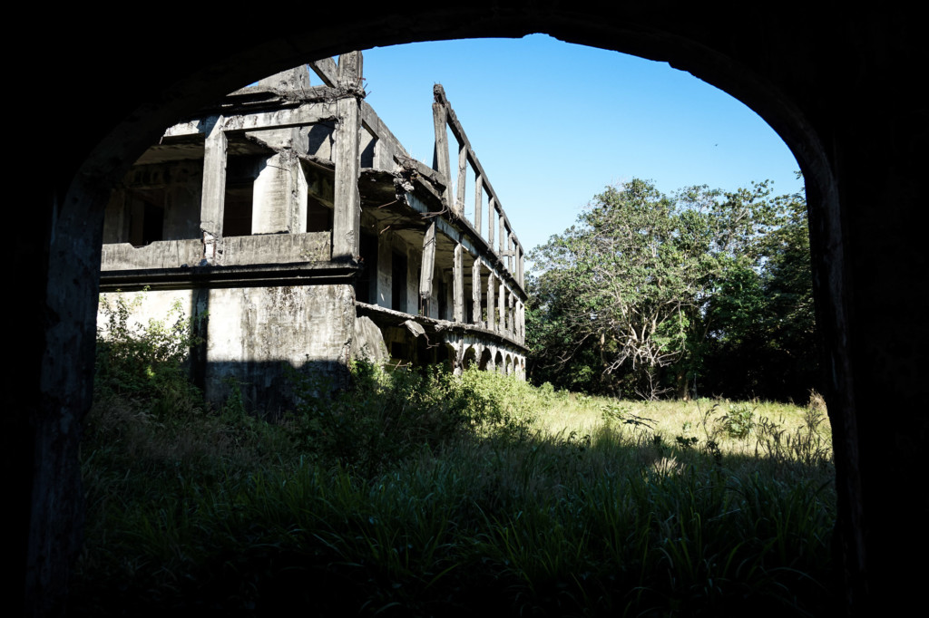 Ruins of an old WWII hospital on Corregidor Island in the Philippines. 