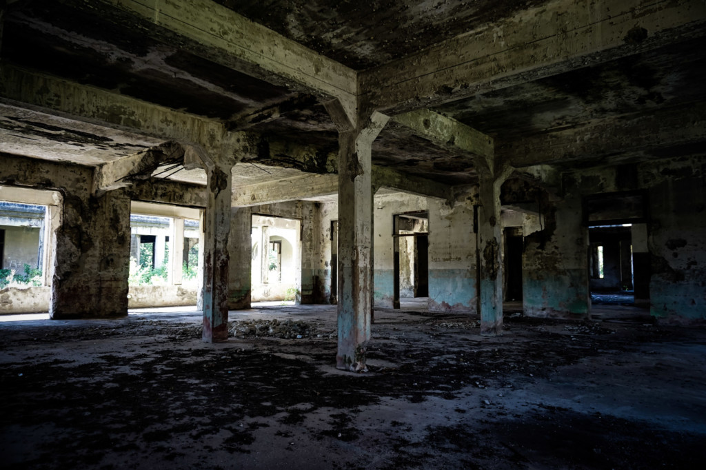 Haunted hospital ruins in the Philippines. 