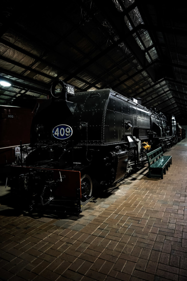 Haunted train museum in Port Adelaide. 
