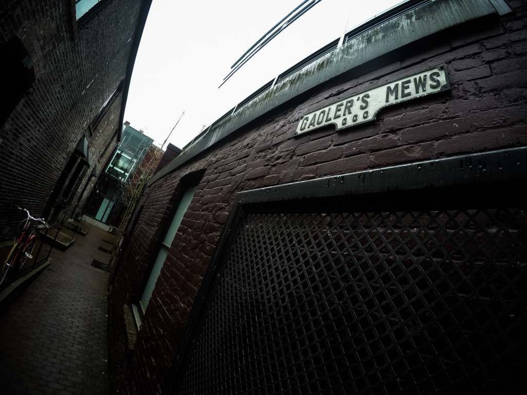 Haunted alley in Vancouver, Canada. 