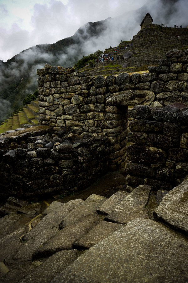 Stairs at Machu Picchu. 