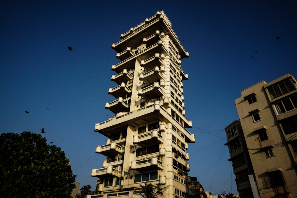 The haunted Jivesh Terraces apartment complex in Mumbai, India. 