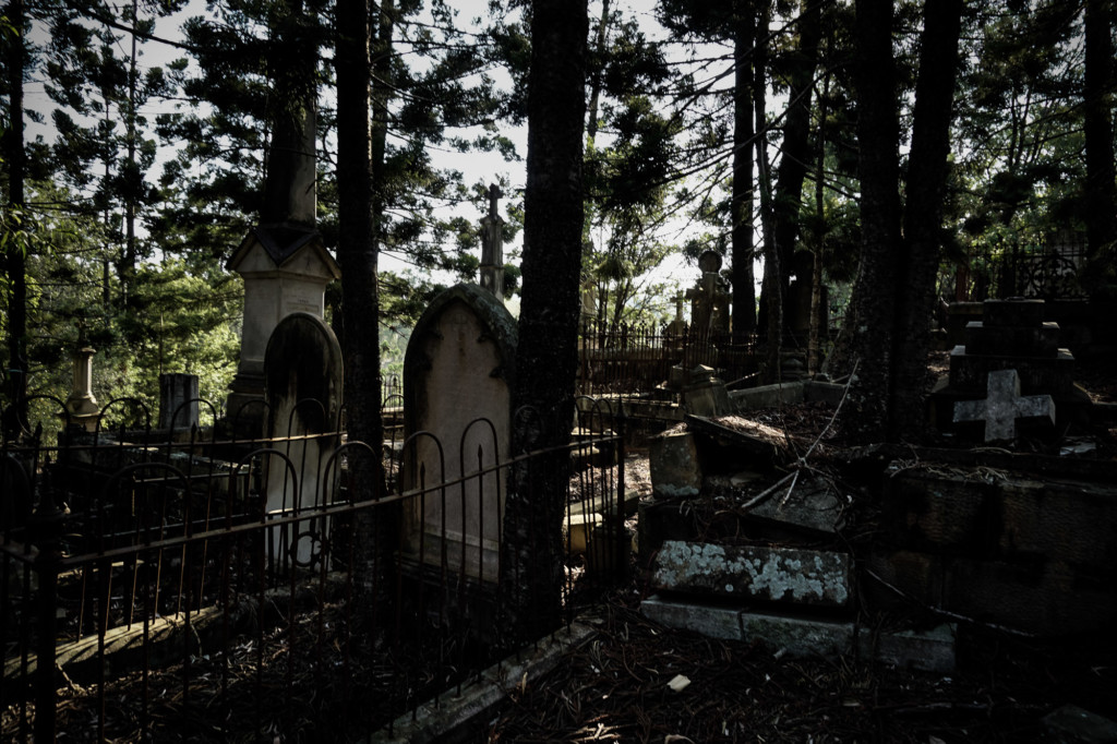 The many graves of Toowong Cemetery. 