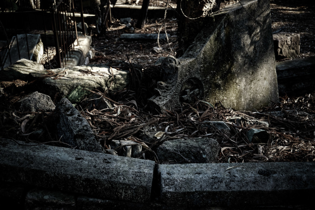 Haunted cemetery in Brisbane, Australia. 