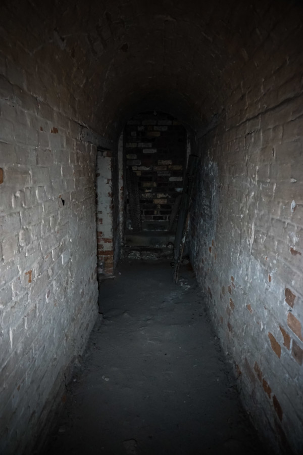 Underground solitary confinement cells. 