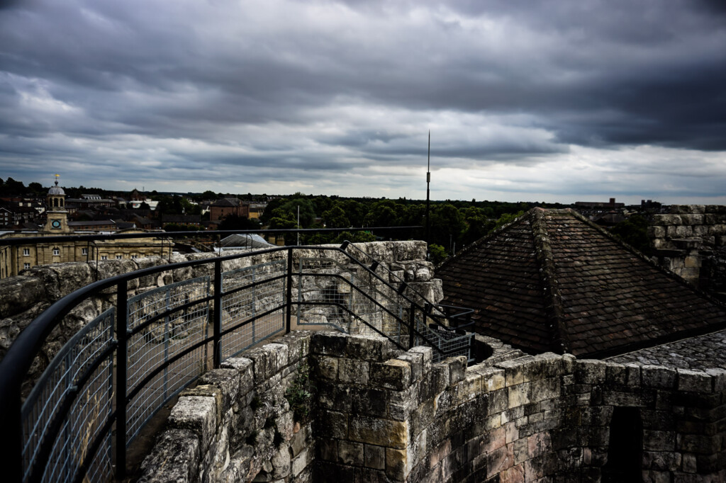 Views of York from the top of Clifford's Tower. 