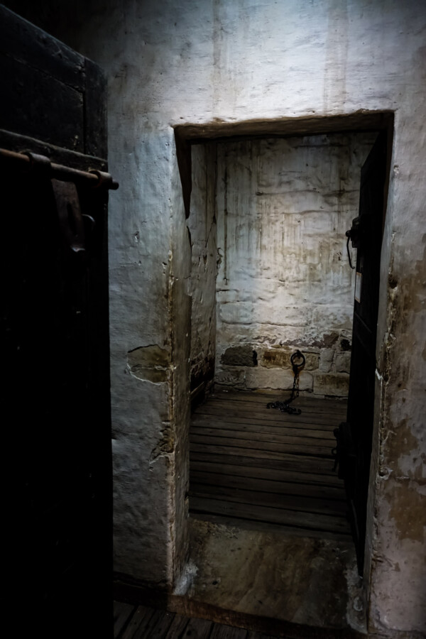 Punishment cell at Richmond Gaol, Australia. 