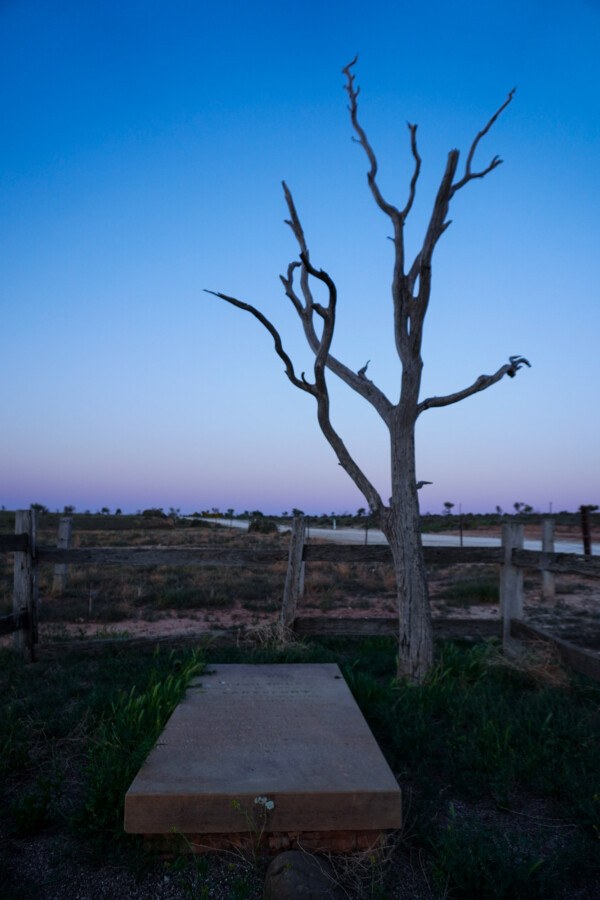 Hugh Proby's grave, South Australia. 