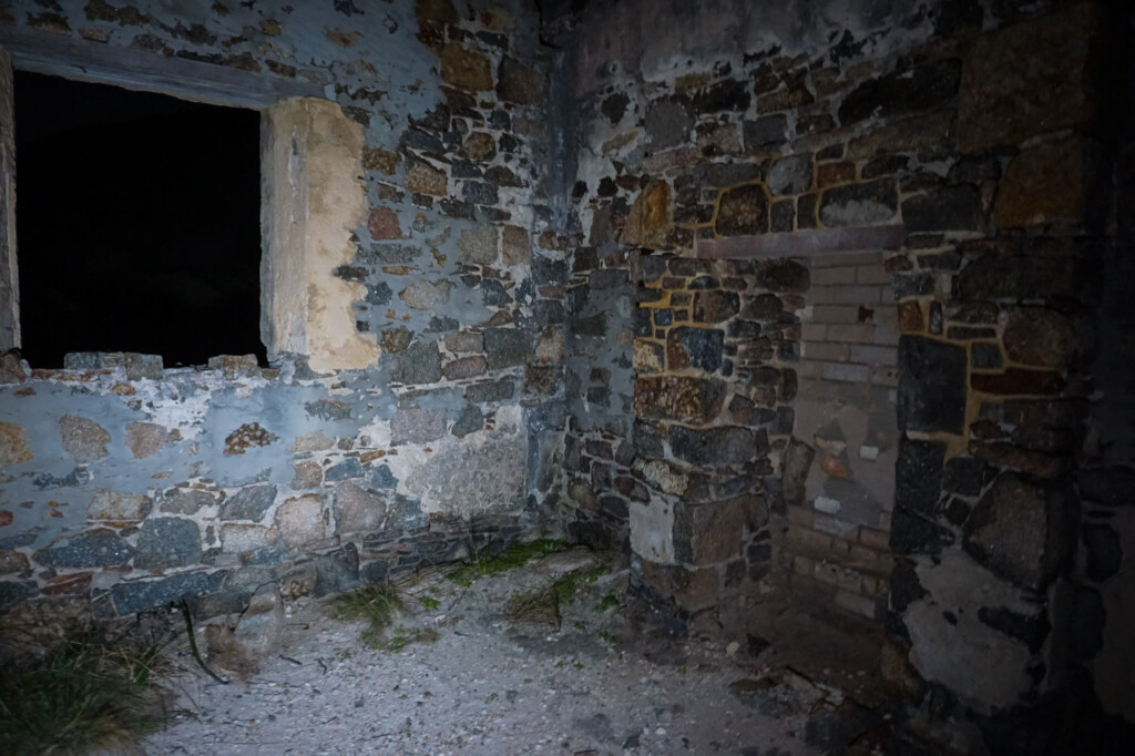 Haunted ruins of lighthouse in Albany, Western Australia. 