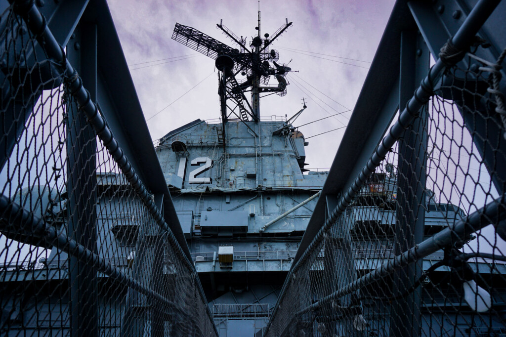 Haunted USS Hornet entrance