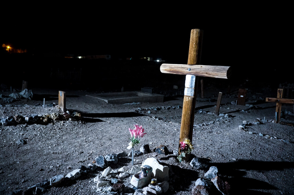 Haunted cemetery Tonopha, Nevada. 