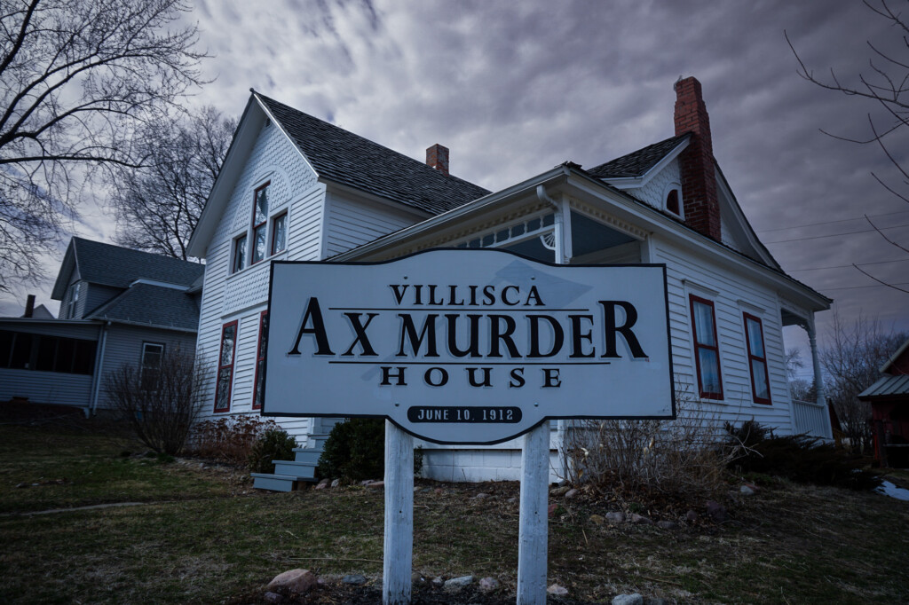 Axe murder house in Villisca, Iowa. 