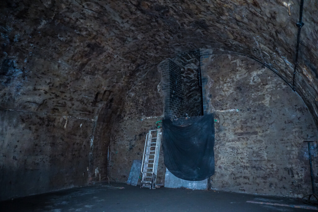 Haunted underground vaults in Edinburgh. 