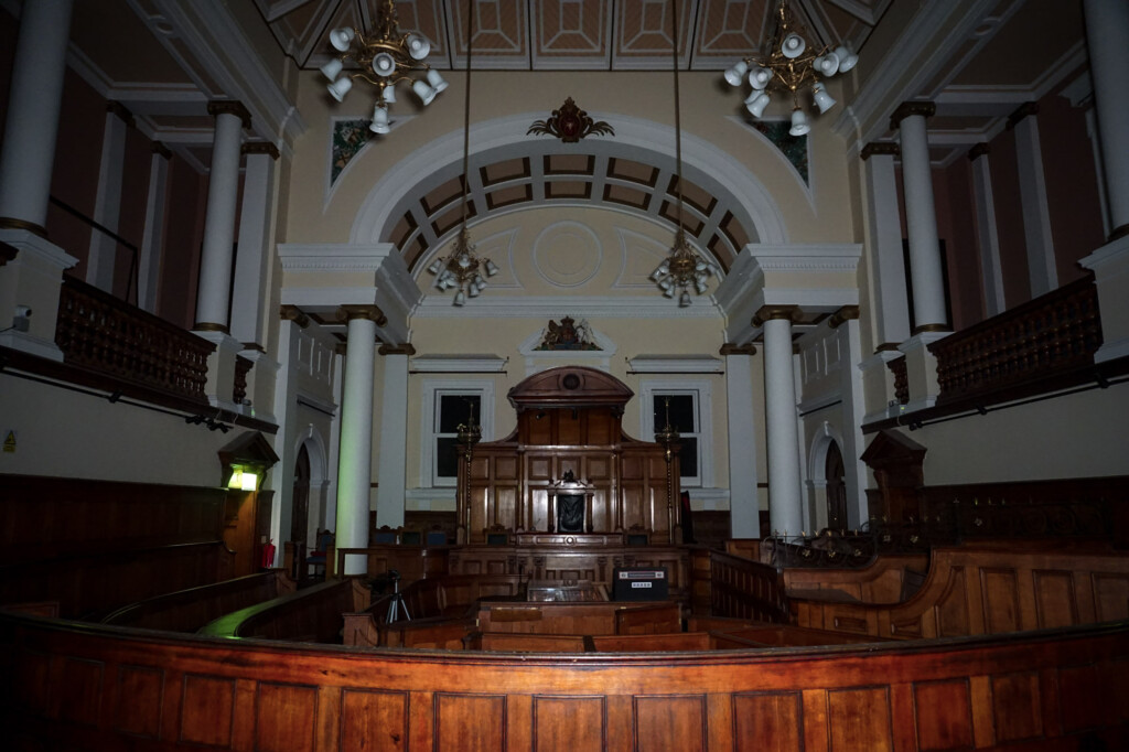 Haunted courtroom Nottingham. 